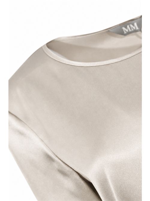 Blusa MMLCORTONA in seta stretch Ghiaccio MM Max Mara | 2616111037600004
